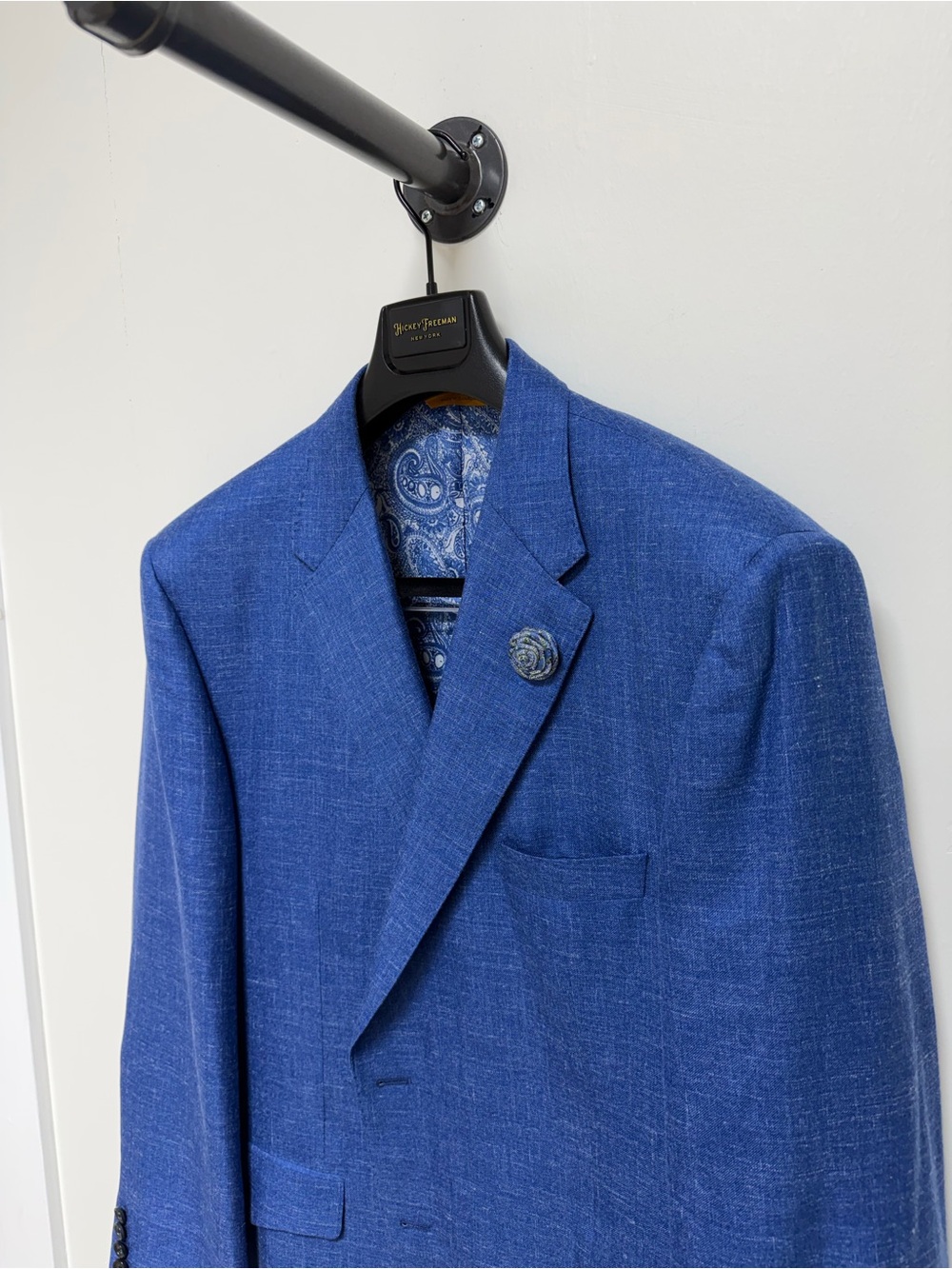 Hickey Freeman New York Men’s Blue Sport Coat Blazer